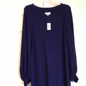 Lou & Grey Purple sweater dress
